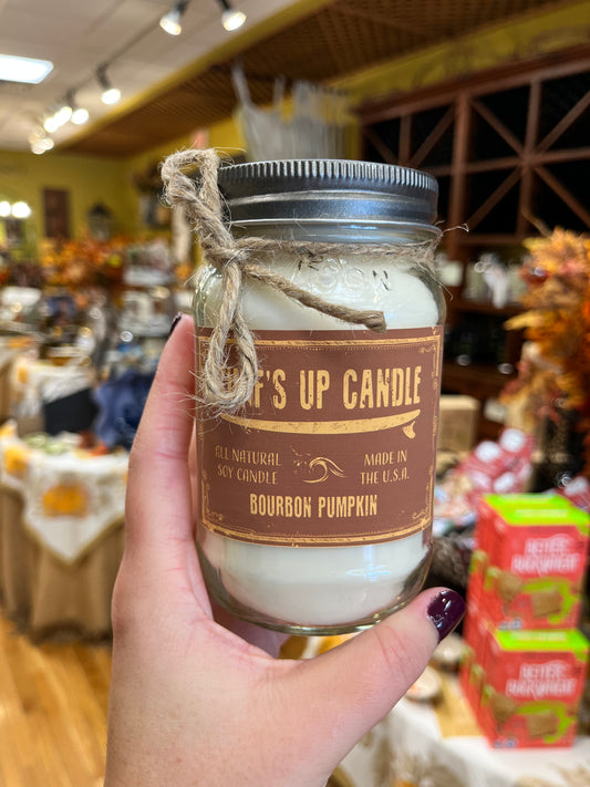 Bourbon Pumpkin All Natural Soy Candle
