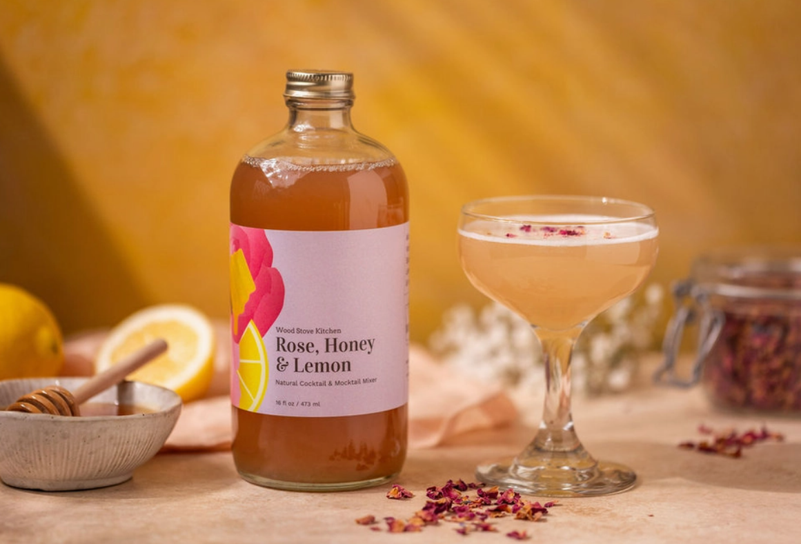 Rose, Honey & Lemon Cocktail Mixer