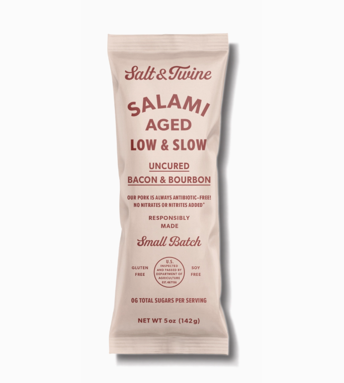 Uncured Bacon & Bourbon Salami