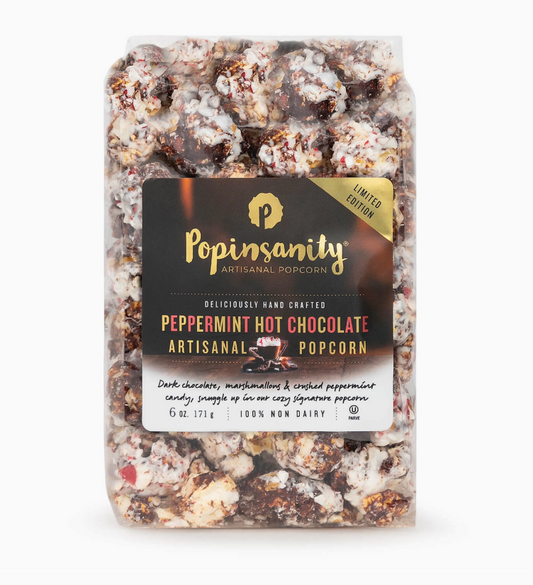 Peppermint Hot Chocolate Popcorn