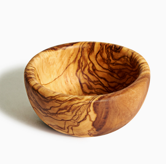 Small Olive Wood Dipping Bowl