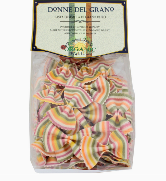 Rainbow Bowtie Pasta