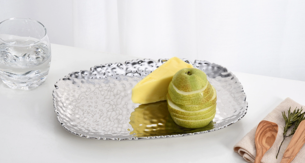 Small Serving Platter Dented