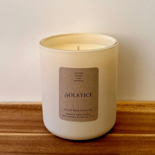 Solstice Beeswax-Soy blend Candle