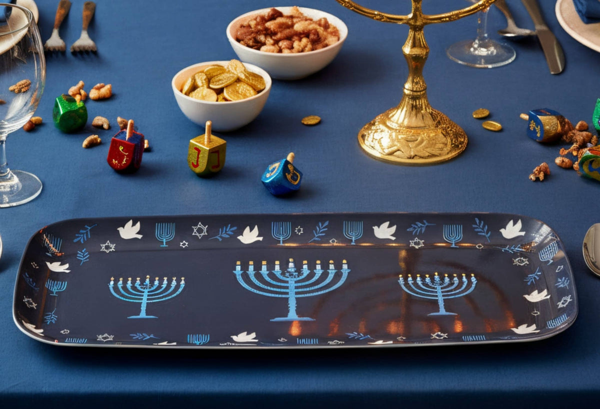 Hanukkah 15" Melamine Tray