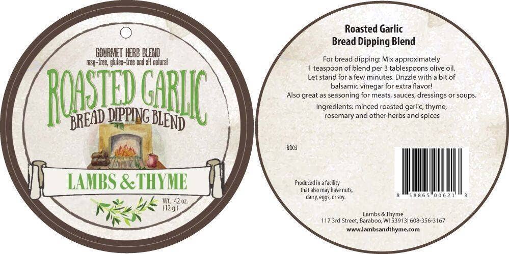 Roasted Garlic Bread Dipping