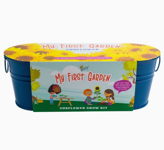 Painted Windowsill Grow Kit | Sunflower | Kids Garden